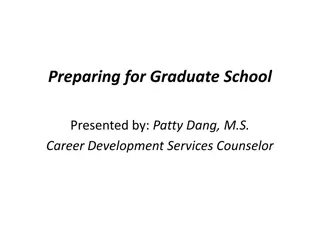 Deciding on Graduate School: Reasons, Preparation, and Considerations
