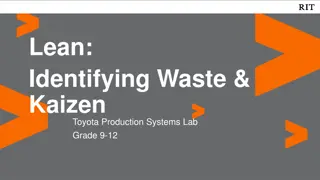 Understanding Lean Principles and Kaizen in Toyota Production Systems