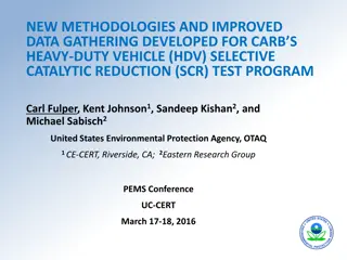 Innovative Strategies for HDV SCR Test Program Enhancement
