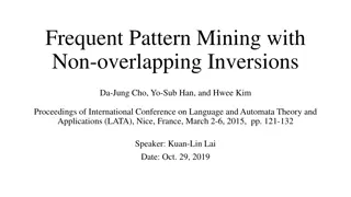 Efficient Algorithms for Frequent Pattern Mining with Non-Overlapping Inversions