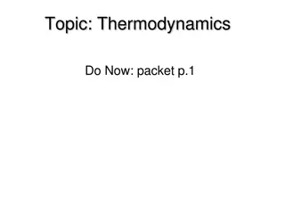 Understanding Thermodynamics in Chemical Reactions
