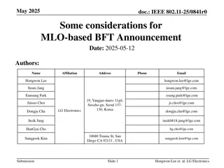 MLO-Based Beamforming Training Considerations for IEEE 802.11-25