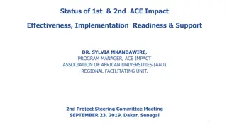ACE Impact Project Steering Committee Meeting Updates