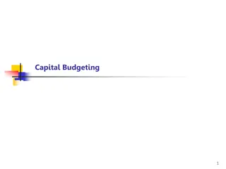 Understanding Capital Budgeting Process and Analysis Techniques