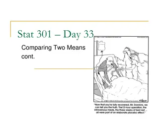 Comparing Two Means: Methods and Analysis