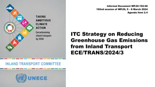 Climate Action Strategy for Decarbonising Inland Transport by 2050