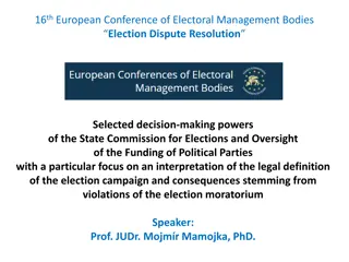 Interpretation of Legal Definition of Election Campaign & Consequences