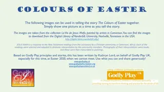 Story of Easter Through Pictures from La Vie de Jesus Mafa