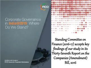 Easing Compliance Burden on Smaller Companies: Key Findings and Recommendations