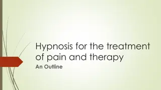 Managing Pain with Hypnosis: Techniques and Therapeutic Approaches