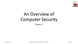 Computer Security Overview and Components