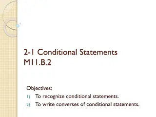 Conditional Statements in Geometry: Understanding Hypotheses and Conclusions