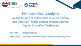 Impact of Indonesia's Dualism System on Higher Education Curriculum