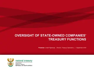 Oversight of State-Owned Companies & Treasury Functions: Risk Management & Governance