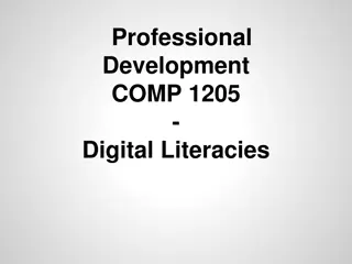 Understanding the Significance of Digital Literacies in Professional Development