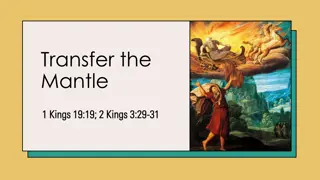 Passing on the Mantle: Biblical Examples of Spiritual Leadership Succession
