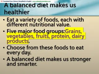 Achieving Optimal Health Through a Balanced Diet