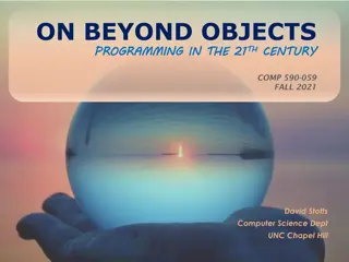 Programming Paradigms in the 21st Century