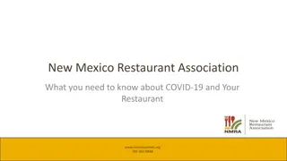 Information on COVID-19 Guidelines for New Mexico Restaurants