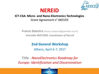 NanoElectronics Roadmap for Europe Identification and Dissemination