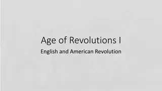 Understanding Bourgeois Revolutions: English and American Revolution Overview