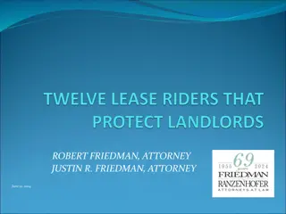 Legal Documents Disclosure and Requirements in Property Leases