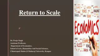 Understanding Return to Scale in Economics
