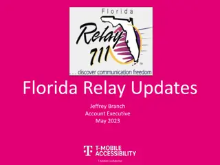 Florida Relay Updates - RCC and Minutes Statistics Overview