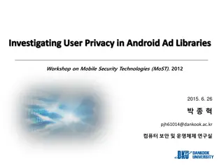 Investigating User Privacy Concerns in Android Ad Libraries