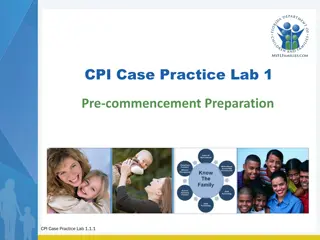 Child Protection Investigation: Pre-commencement Preparation and Guidelines