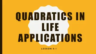 Understanding Quadratic Equations in Real Life Applications