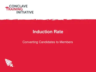 Improving Induction Rate: Strategies for Converting Candidates