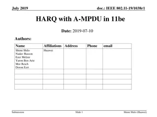 IEEE 802.11-19/1038r1: HARQ with A-MPDU in 11be