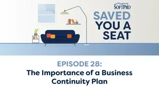 Effective Business Continuity and Disaster Recovery Planning
