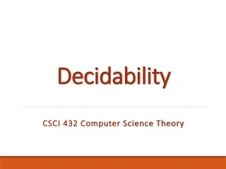 Understanding The Importance of Decidability and Turing Machines in Computer Science Theory