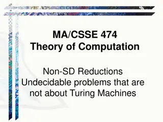 Theory of Computation: Undecidable Problems Beyond Turing Machines
