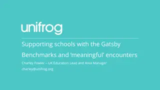 Supporting Schools with Gatsby Benchmarks and Meaningful Encounters - Insights and Strategies