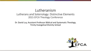 Distinctive Elements in Lutheranism Soteriology Discussed at EFCA Theology Conference