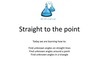 Understanding Angles in Geometry: Triangles, Lines, and Points
