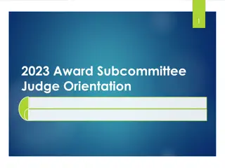 Committee Guidelines and Selection Process for SPE Awards Program