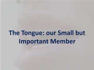 Understanding the Significance of the Tongue in Teaching and Judgement