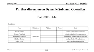 Dynamic Subband Operation in IEEE 802.11 Networks