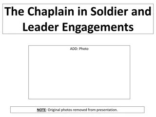 Chaplain's Role in Military Engagements: Principles and Process
