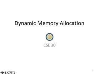 Understanding Dynamic Memory Allocation and Pointer Operations