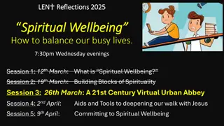 Balancing Spiritual Wellbeing in Our Busy Lives