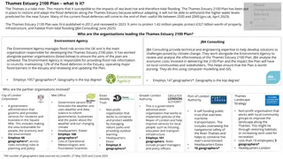 Thames Estuary 2100 Plan: Protecting Against Sea Level Rise