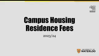 Campus Housing Financial Overview and Capital Projects 2023/24