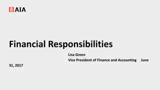 Financial Responsibilities and Internal Control for Business Operations