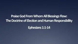 Plan of Salvation: Blessed by God, Saved by Son, Sealed by Spirit