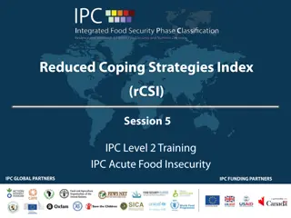 Understanding the Reduced Coping Strategies Index (rCSI) for Food Security Monitoring